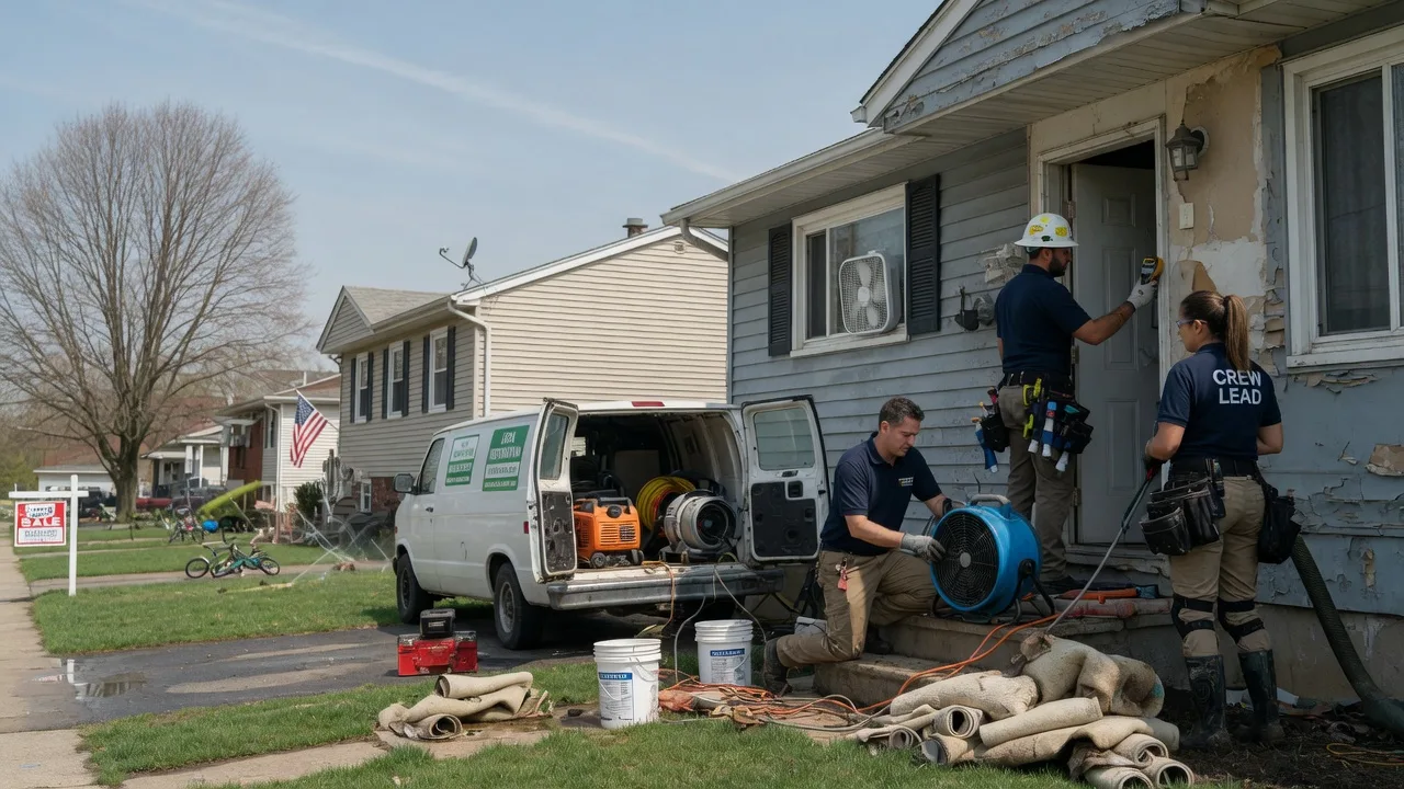 Flood Cleanup in East Liverpool, OH near me